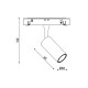 Магнитный трековый светильник Kloodi KDMG-SPOT30 3W 4K BK LED 240Lm IP20 черный