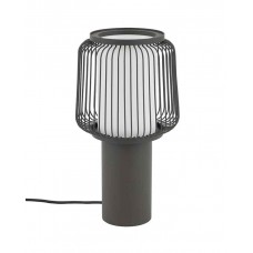 Настільна лампа Nowodvorski 12253 Nome E27 1x25W IP20 темно-сіра