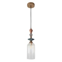 Подвесной светильник, люстра Edlin 50013 Bellaria E14 1x12W IP20 разноцветный 32205497