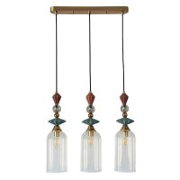 Подвесной светильник, люстра Edlin 50015 Bellaria E14 3x12W IP20 разноцветный 32205499