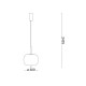 Подвесной светильник, люстра Ideal Lux 314969 Umile LED 1x20W 3000K 2000Lm IP20 золотой