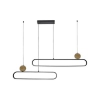 Подвесной светильник, люстра Goldlux 333889 Florentyna LED 1x48W 4000K 6000Lm IP20 черный