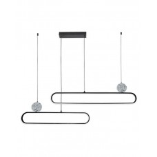 Подвесной светильник, люстра Goldlux 333896 Florentyna LED 1x48W 4000K 6000Lm IP20 черный
