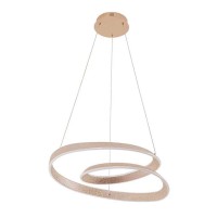 Подвесной светильник, люстра Goldlux 338044 Glow LED 1x75W 4000K 10500Lm IP20 золотой