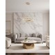 Подвесной светильник, люстра Goldlux 338044 Glow LED 1x75W 4000K 10500Lm IP20 золотой