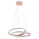 Подвесной светильник, люстра Goldlux 338044 Glow LED 1x75W 4000K 10500Lm IP20 золотой