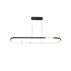 Підвісний світильник, люстра Goldlux 338235 Perla Oval LED 1x42W 4000K 5600Lm IP20 чорний