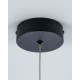 Подвесной светильник, люстра Goldlux 343246 Valentina LED 1x3W 4000K 450Lm IP20 черный