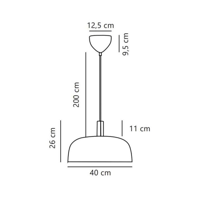 Подвесной светильник, люстра Nordlux 2612003003 Sandro E27 1x15W IP20 черный