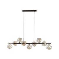 Подвесной светильник, люстра TK Lighting 11037 Lava G9 9x8W IP20 коричневый