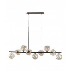 Підвісний світильник, люстра TK Lighting 11037 Lava G9 9x8W IP20 коричневий