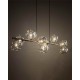 Підвісний світильник, люстра TK Lighting 11037 Lava G9 9x8W IP20 коричневий