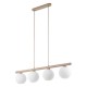 Підвісний світильник, люстра TK Lighting 11080 Virlo E14 4x10W IP20 бежевий