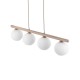 Підвісний світильник, люстра TK Lighting 11080 Virlo E14 4x10W IP20 бежевий