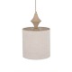 Підвісний світильник, люстра TK Lighting 11437 Amura E27 1x15W IP20 бежевий