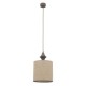 Підвісний світильник, люстра TK Lighting 11438 Amura E27 1x15W IP20 коричневий