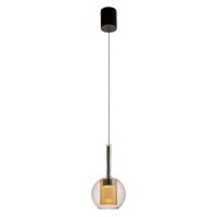 Подвесной светильник, люстра Zuma Line 251001-AM Tagna LED 1x6W 3000K 270Lm IP20 янтарный (5907925003602)