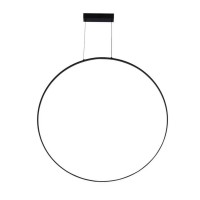 Подвесной светильник, люстра Zuma Line PEN4105-90BK Rascal LED 1x40W 3000K/4000K/6000K 4400Lm IP20 черный (5905316693326)