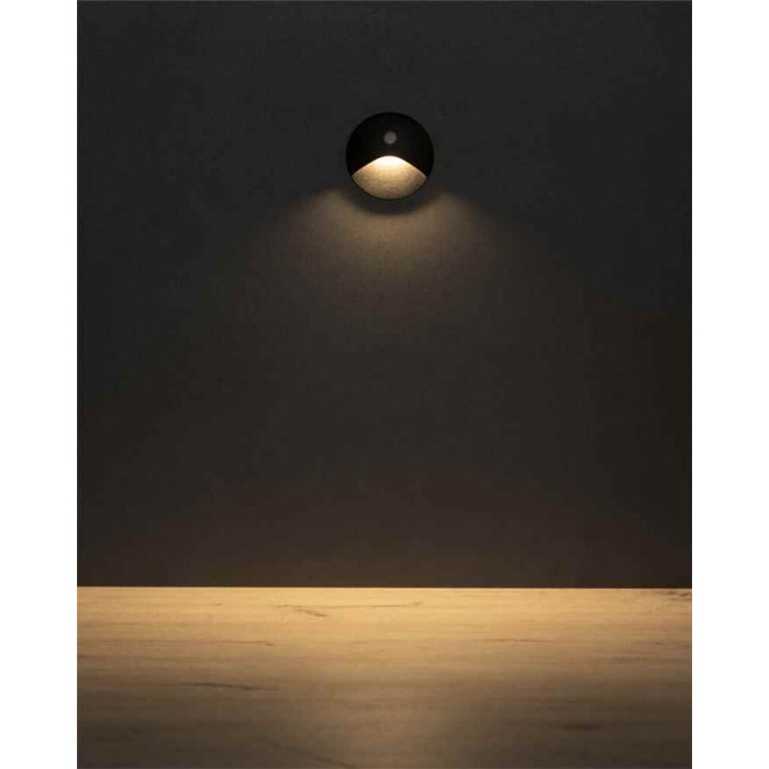 Светильник для подсветки лестницы/коридора Kanlux 39124 Exin LED 1x2.5W 3000K 50Lm IP65 черный