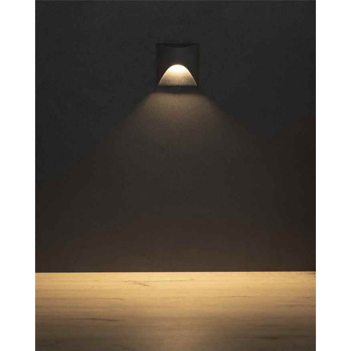 Светильник для подсветки лестницы/коридора Kanlux 39128 Exin LED 1x2.5W 3000K 50Lm IP65 серый