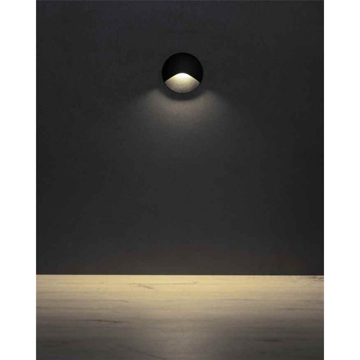 Светильник для подсветки лестницы/коридора Kanlux 39133 Exin LED 1x2.5W 4000K 50Lm IP65 черный