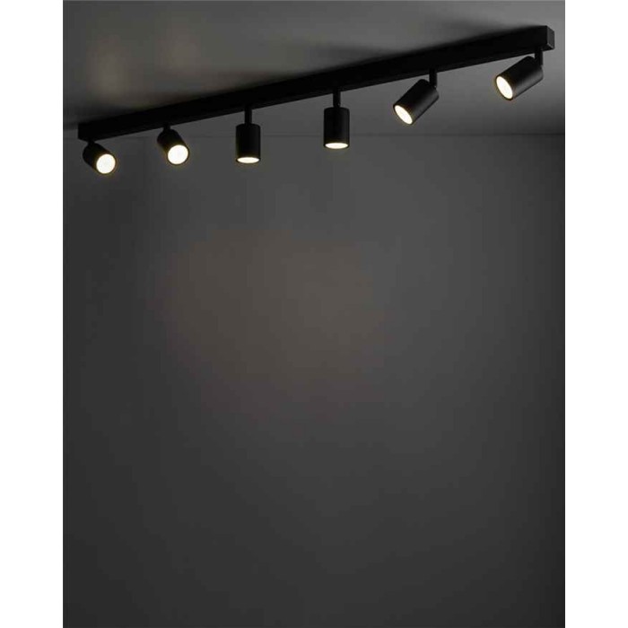 Светильник поворотный, спот TK Lighting 11370 Nex GU10 6x10W IP20 черный