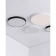 Світильник стельовий Kloodi KD-MONZA120 12W CCT BK LED 3000K/4000K/6000K 1200Lm IP44 чорний