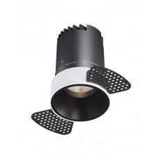 Точковий світильник Kloodi KD-GIRON134 TR 12W 3K 38D WH/REF-BK LED 840Lm IP20 чорний
