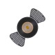 Точковий світильник Kloodi KD-GIRON134 TR 12W 3K 38D WH/REF-BK LED 840Lm IP20 чорний