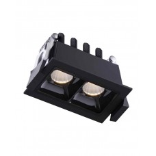 Точковий світильник Kloodi KD-POINT 2X2 4W 4K BK LED 360Lm IP20 чорний