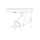 Трековий світильник Nowodvorski 12301 CTLS Spot LED 1x30W 3000K IP20 чорний