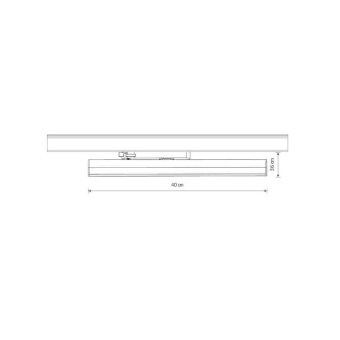 Трековий світильник Nowodvorski 12320 CTLS Line LED 1x20W 4000K IP20 білий