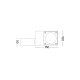 Уличный светильник Ideal Lux 318196 Sirio GX53 1x9W IP65 коричневый