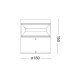 Вуличний світильник Ideal Lux 346663 Boeing LED 1x14W 3000K 1700Lm IP65 коричневий