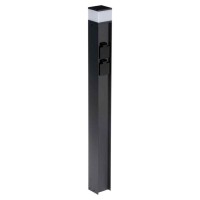 Уличный светильник с розеткой Kanlux 38767 Dasten G9 1x11W IP44 антрацит