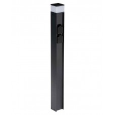 Вуличний світильник з розеткою Kanlux 38767 Dasten G9 1x11W IP44 антрацит