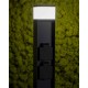Вуличний світильник з розеткою Kanlux 38767 Dasten G9 1x11W IP44 антрацит