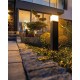 Вуличний світильник з розеткою Kanlux 38767 Dasten G9 1x11W IP44 антрацит