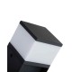 Вуличний світильник з розеткою Kanlux 38767 Dasten G9 1x11W IP44 антрацит