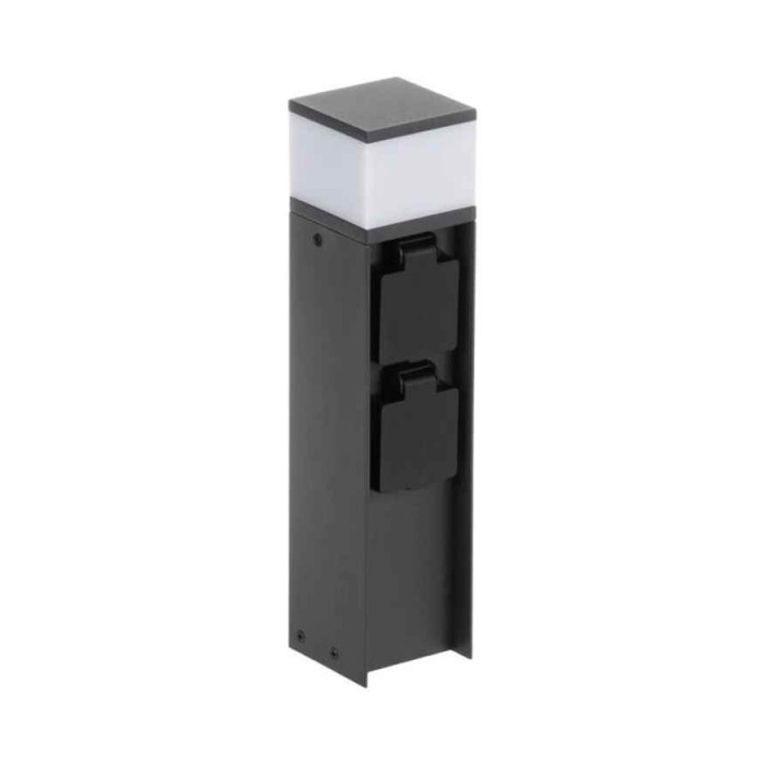 Вуличний світильник з розеткою Kanlux 38769 Dasten G9 1x11W IP44 антрацит