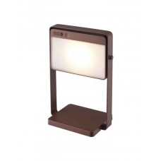 Вуличний світильник на сонячній батареї Nordlux 2418035018 Saulio Solar LED 1x3.5W 3000K 200Lm IP44 коричневий