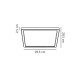Вуличний світильник Nordlux 2618356103 Oja Outdoor Square LED 1x14W 3000K 1600Lm IP54 чорний