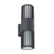 Вуличний світильник TK Lighting 11507 Ribo E27 2x15W IP54 сірий