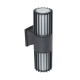 Вуличний світильник TK Lighting 11507 Ribo E27 2x15W IP54 сірий