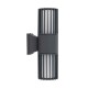 Вуличний світильник TK Lighting 11507 Ribo E27 2x15W IP54 сірий