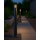 Вуличний світильник TK Lighting 16172 Ribo E27 1x15W IP54 сірий