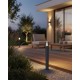 Вуличний світильник TK Lighting 16172 Ribo E27 1x15W IP54 сірий