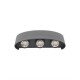 Вуличний світильник TK Lighting 18085 Arrow LED 6x1W 3000K 480Lm IP54 сірий