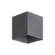 Вуличний світильник TK Lighting 18086 Cube LED 2x5W 3000K 650Lm IP54 графітовий