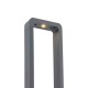 Вуличний світильник TK Lighting 19004 Arius M LED 1x10W 3000K 480Lm IP54 графітовий
